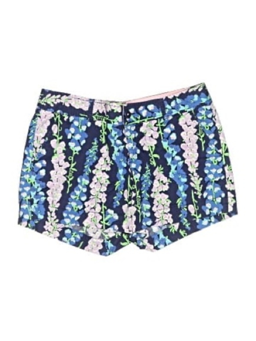 Lilly Pulitzer Callahan shorts in floral "Foxy Foxglove" pattern